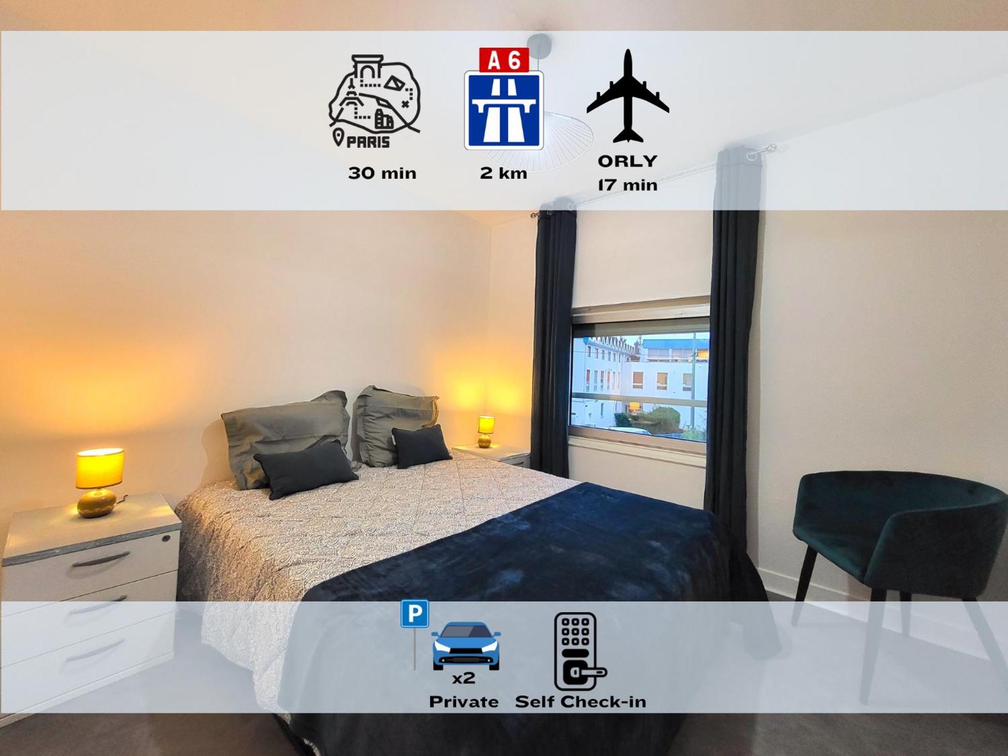 Les Entrepreneurs - Appartements Neufs Et Spacieux, Proche Rer C Et Aeroport Orly Morangis  Екстериор снимка
