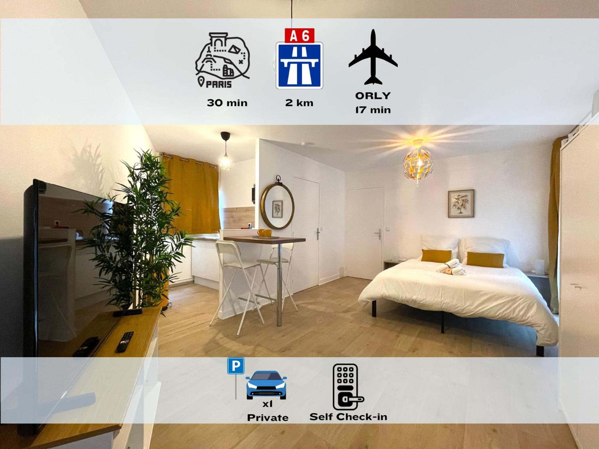 Les Entrepreneurs - Appartements Neufs Et Spacieux, Proche Rer C Et Aeroport Orly Morangis  Екстериор снимка